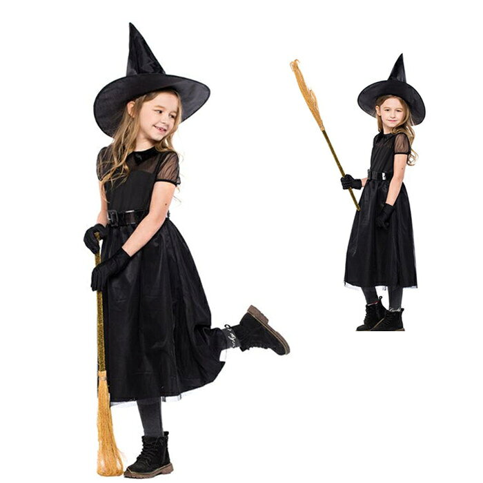 ハロウィン コスプレ 女の子 ハロウイン衣装 悪魔 魔女 キッズ コスチューム コスプレ衣装 魔女 子供 女の子 魔法使い Halloween衣装 cosplay パーティー キッズ 宴会 余興 忘年会 ダンス衣装 巫女 悪魔 魔女 crosscounter-10001895 debary サンプル画像3