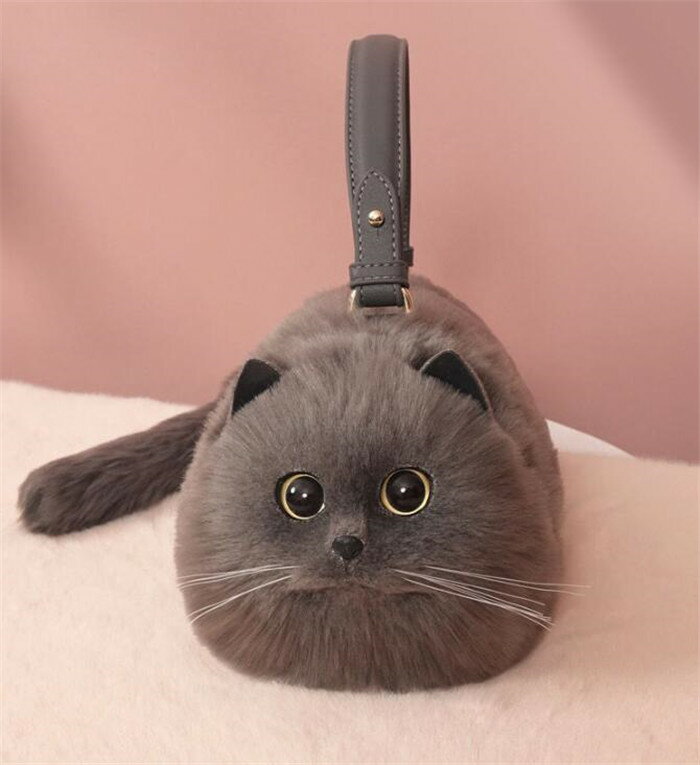 2024新作 猫ちゃん型バッグ 猫耳バッグ ショルダーバッグ レディース 猫柄 ねこ 猫耳 シャム猫 猫 がま口 バッグ ペット 斜めがけ 小物入れ もふもふ ふわもこ かわいい 猫型バッグ 猫耳バッグ プレゼント 斜めがけバッグ 肩がけ 手提げ ボディバッグ