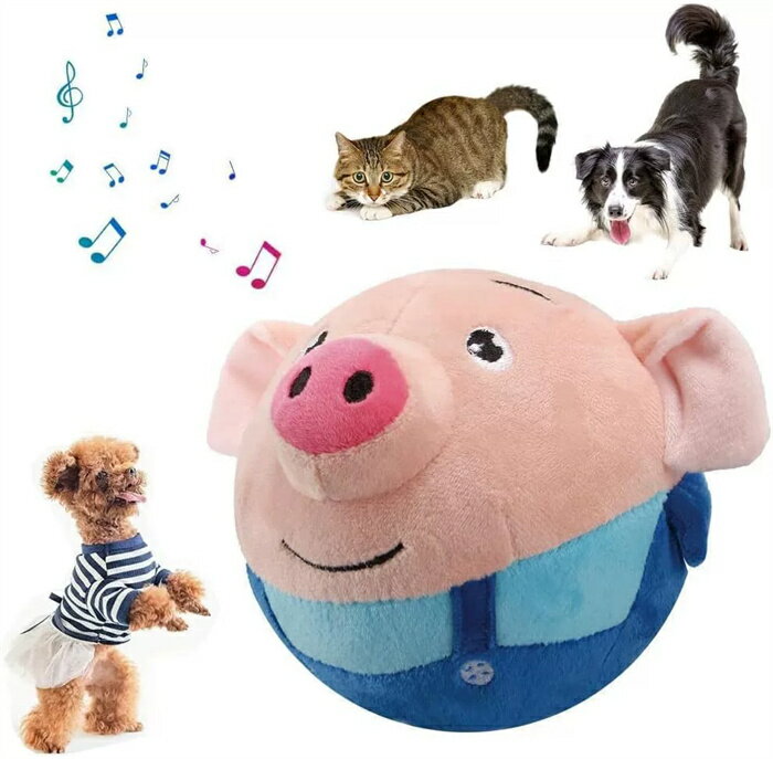 新作登場 犬 おもちゃ ぬいぐるみ 自動 猫 ぬいぐるみ おもちゃ 自動 動く 電動 ペットボール おもちゃ おもちゃ USB充電可愛い グッズ 噛む 動く 飽きない