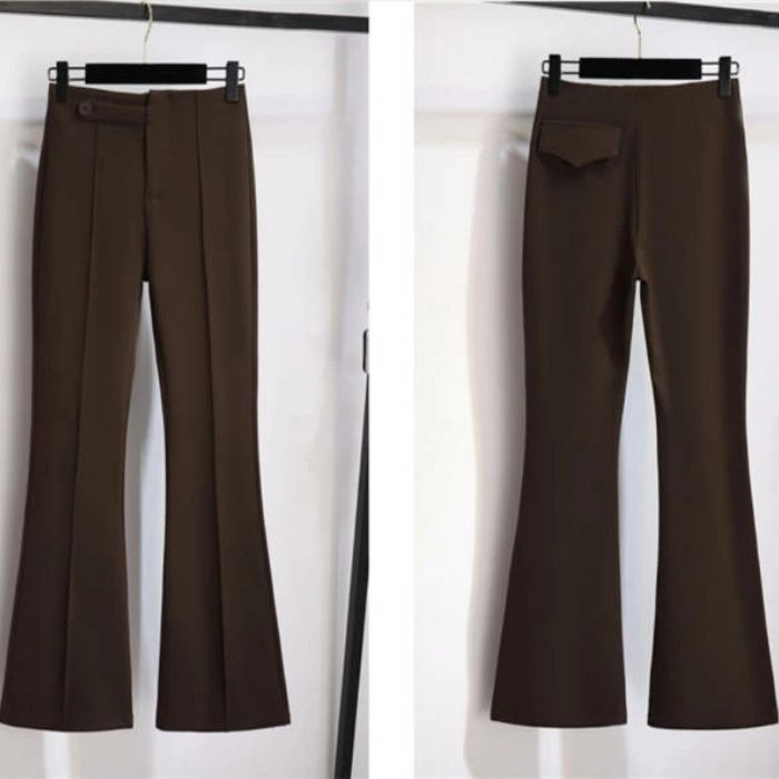 パンタロン レディース ボトムス 春 秋 美シルエット ストレッチ パンツ センタープレス イージーパンツ リラックスパンツ ロングパンツ ロング丈 タイト 着痩せ 美脚 着回し 定番 上品 きれいめ 通勤 オフィス 無地 30代 40代 50代 無地 黒 ブラック ブラウン