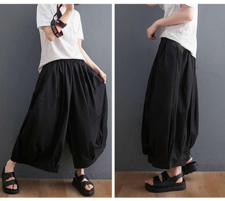 バルーンパンツ サーカスパンツ ワイドパンツ ガウチョパンツ スカーチョ 薄手 ゆ...