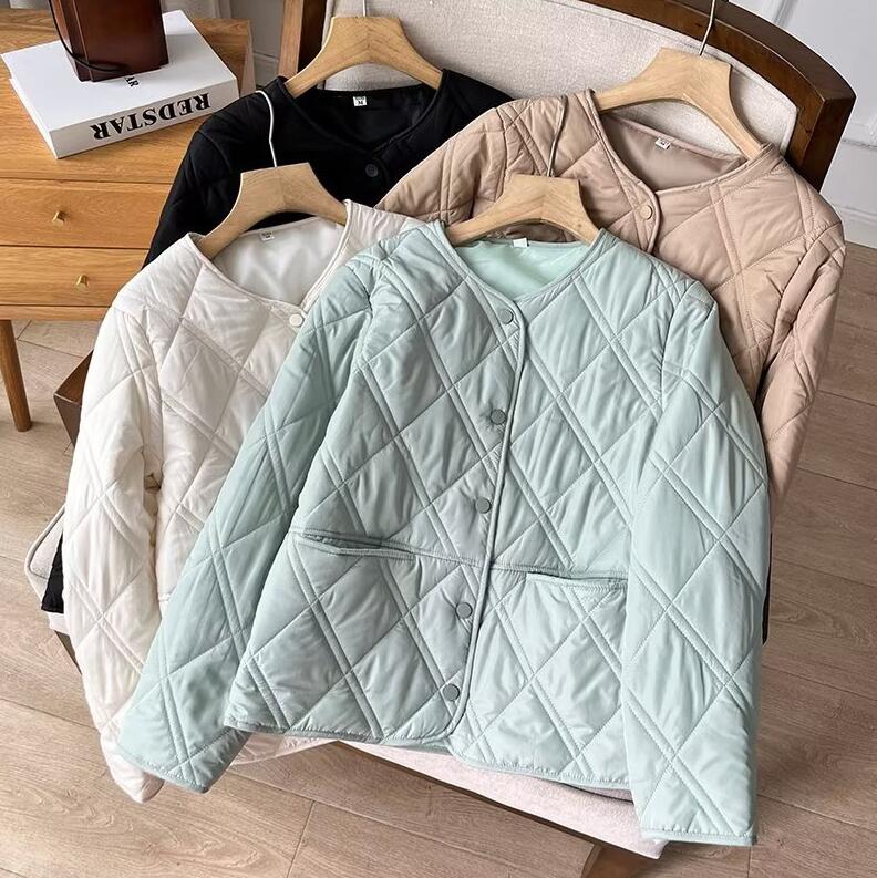 乐天商城 - キルティングコート 中綿コート ジャケット レディース 中綿ジャケット シンプル コート 綿服 アウター 中綿入り コート ミディアム丈 防寒コート ゆったり アウトドア 暖かい ロングコート 冬 秋 30代 40代 ダウン 大きいサイズ