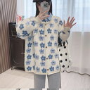 ニットカーディガン 秋 春 カーディガン レディース 秋 冬 刺繍 長袖 ニット ゆったり カーディガン ニットカーデ ライトコート トップス ニット ジャケット 秋冬 花柄 重ね着 羽織り 通勤 クールネック カジュアル 40代 30代 20代 大人可愛い(4)
