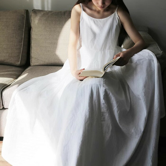 キャミワンピロングワンピースレディ...