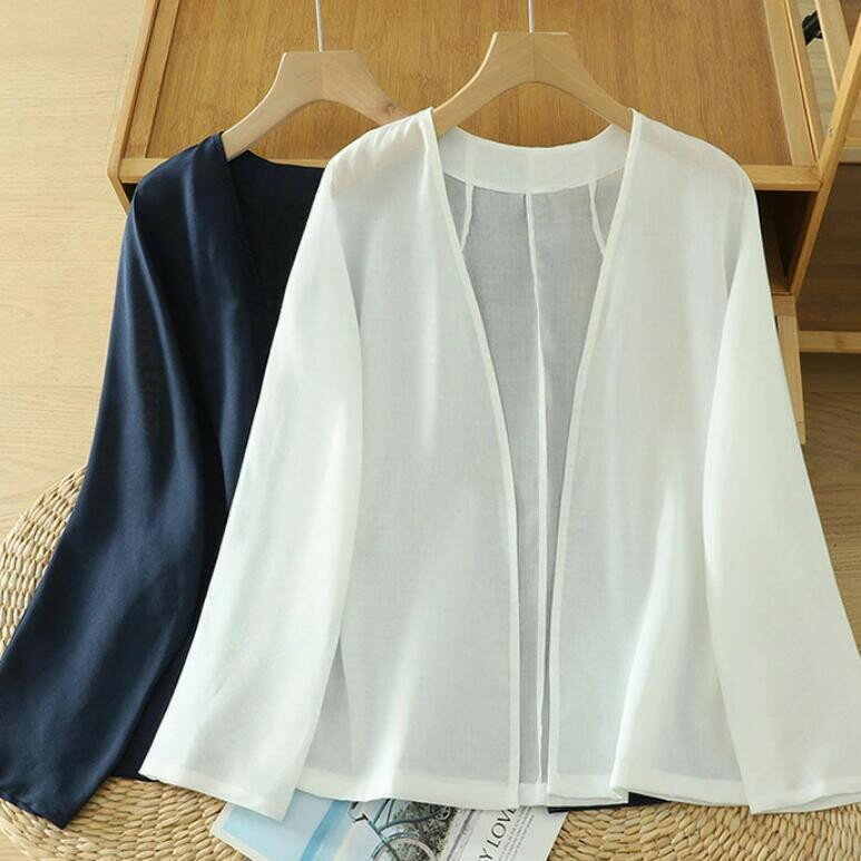 シアーカーディガンレディース長袖ノ...