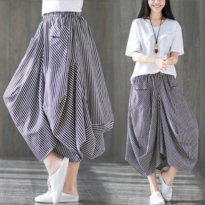 ワイドパンツパンツスカートレディー...