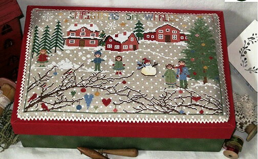 CHRISTMAS SNOWFALLS・クロスステッチ 図案 チャート 刺繍 手芸*Sara guermani*