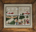 Christmas Window6・クロスステッチ 図案 チャート 刺繍 手芸*Sara guermani*