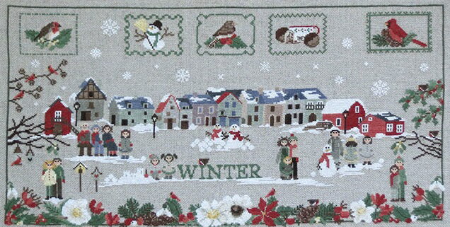 樂天商城 - WINTER 2018・クロスステッチ 図案 チャート 刺繍 手芸*Sara guermani*