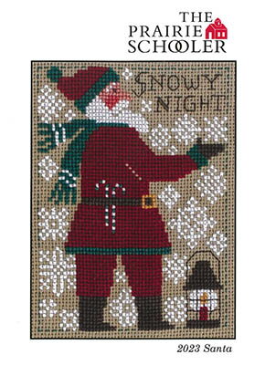 2023 Schooler Santa・クロスステッチ 図案 チャート 刺繍 手芸*Prairie Schooler*