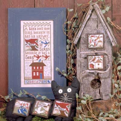 Birdsong I・クロスステッチ 図案 チャート 刺繍 手芸* Prairie Schooler *