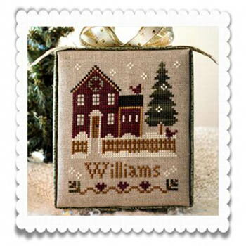 ☆クロスステッチ・チャート☆Little House Needleworks“Hometown Holiday-My House”☆英語表記☆ステッチカウント49W×59H