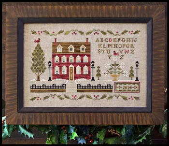 Lantern Lane・クロスステッチ 図案 チャート 刺繍 手芸*Little House Needleworks*