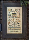 ☆クロスステッチ・チャート☆Little House Needleworks“FOREST FRIENDS”☆英語表記☆ステッチカウント81W×148H