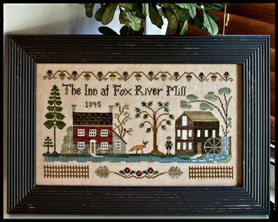 樂天商城 - Inn At Fox River Mill・クロスステッチ 図案 チャート 刺繍 手芸*Little House Needleworks*