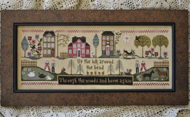 樂天商城 - Hillside Travelers・クロスステッチ 図案 チャート 刺繍 手芸*Little House Needleworks*