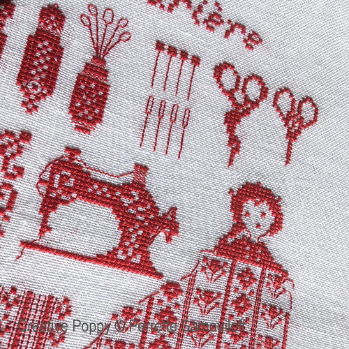 The Seamstress・クロスステッチ 図案 チャート 刺繍 手芸*Perrette Samouiloff*ペ...