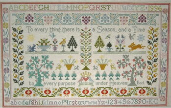 Time and Season Sampler・クロスステッチ 図案 チャート 刺繍 手芸*Moira Blackburn*