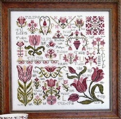 Dreaming Of Tulips・クロスステッチ 図案 チャート 刺繍 手芸*ROSEWOOD MANOR* Dreaming Of Tulips・クロスステッチ 図案 チャート 刺繍 手芸*ROSEWOOD MANOR*