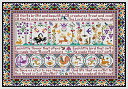 All Things・クロスステッチ 図案 チャート 刺繍 手芸*Long Dog Samplers*