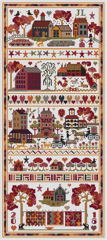 Quiltz・クロスステッチ 図案 チャート 刺繍 手芸*Long Dog Samplers*のサムネイル