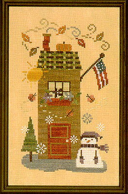 樂天商城 - Four Seasons House・クロスステッチ 図案 チャート 刺繍 手芸*BENT　CREEK*