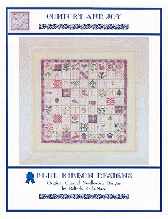 Comfort and Joy・クロスステッチ 図案 チャート 刺繍 手芸*BLUE RIBBON DESIGNS*