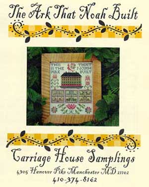 Ark That Noah Built・クロスステッチ 図案 チャート 刺繍 手芸*Carriage House Samplings*