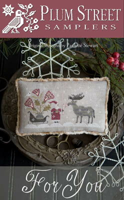 For You・クロスステッチ 図案 チャート クリスマス 刺繍 手芸 Plum Street Samplers