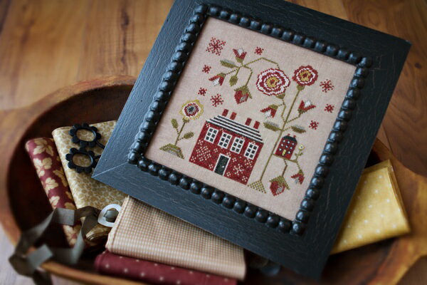 Red Cottage, A・クロスステッチ 図案 チャート 刺繍 手芸*Plum Street Samplers*