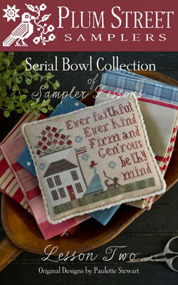 樂天商城 - Sampler Lesson Two・クロスステッチ 図案 チャート 刺繍 手芸*Plum Street Samplers*