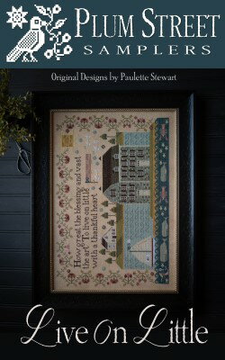 Live On Little・クロスステッチ 図案 チャート クリスマス 刺繍 手芸 Plum Street Samplers