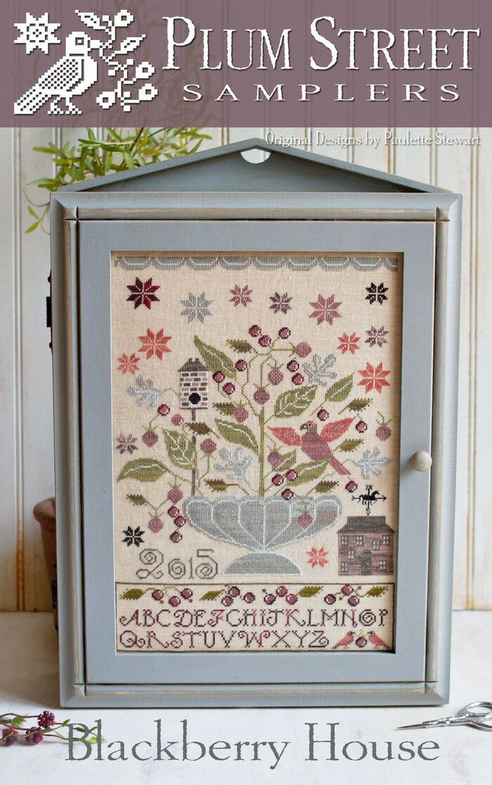 Blackberry House・クロスステッチ 図案 チャート 刺繍 手芸*Plum Street Samplers* 3
