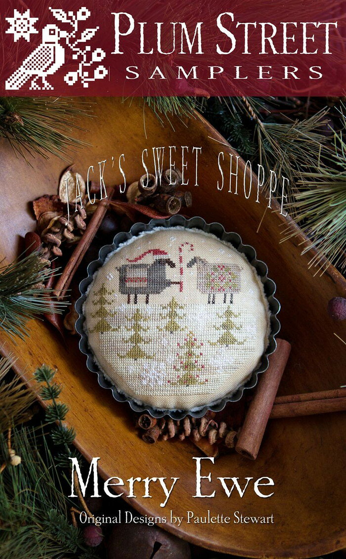 Jack's Sweet Shop-Merry Ewe・クロスステッチ 図案 チャート 刺繍 手芸*Plum Stre...