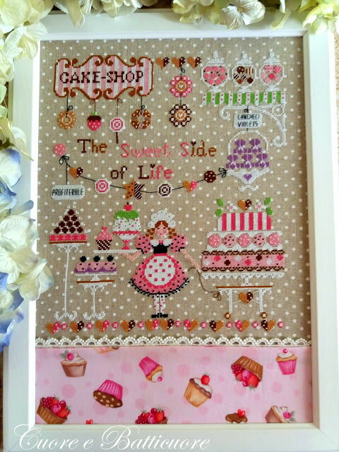 Il Lato Dolce Della Vita・クロスステッチ 図案 チャート 刺繍 手芸*Cuore E Batticuore*