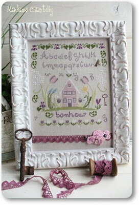 Jardin Printemps・クロスステッチ 図案 チャート 刺繍 手芸*Madame Chantilly*