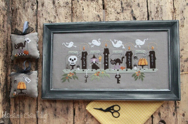 Halloween Week・クロスステッチ 図案 チャート 刺繍 手芸*Madame Chantilly*