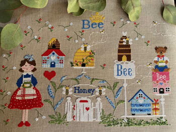 樂天商城 - My Beeloved Garden・クロスステッチ 図案 チャート クリスマス 刺繍 手芸 lilli violette