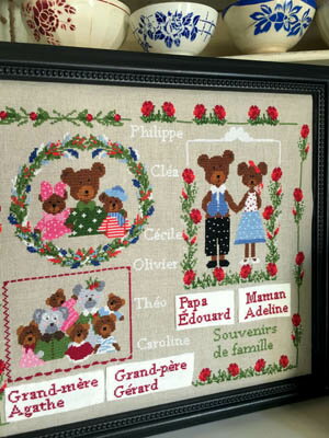 樂天商城 - Souvenirs De Famille・クロスステッチ 図案 チャート クリスマス 刺繍 手芸 lilli violette