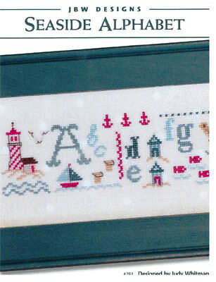 樂天商城 - Seaside ABC's・クロスステッチ 図案 チャート 刺繍 手芸*JBW Designs*