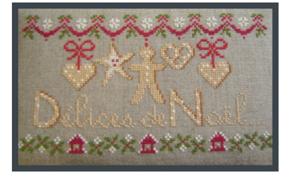 #1111・クロスステッチ 図案 チャート 刺繍 手芸*Une Croix le Temps d'un The*