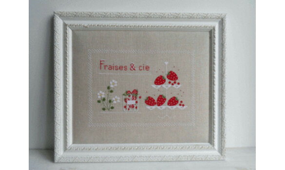 #1610・クロスステッチ 図案 チャート 刺繍 手芸*Une Croix le Temps d'un The*