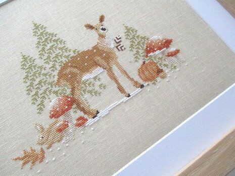 樂天商城 - #2109・クロスステッチ 図案 チャート 刺繍 手芸*Une Croix le Temps d'un The*