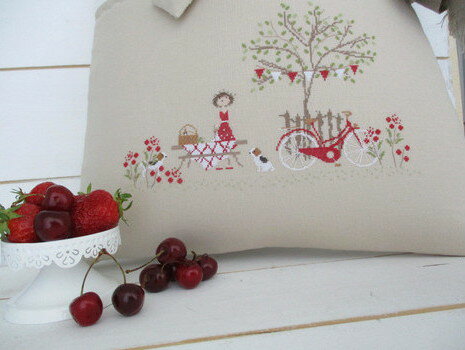 樂天商城 - #2107・クロスステッチ 図案 チャート 刺繍 手芸*Une Croix le Temps d'un The*