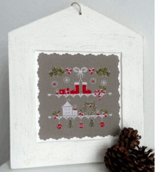 #1317・クロスステッチ 図案 チャート 刺繍 手芸*Une Croix le Temps d'un The*