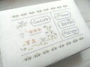 #1704・クロスステッチ 図案 チャート 刺繍 手芸*Une Croix le Temps d'un The*
