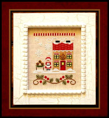 Santa 039 s Village 4-Mrs Claus Cookie Shop クロスステッチ 図案 チャート 刺繍 手芸 Country Cottage Needleworks