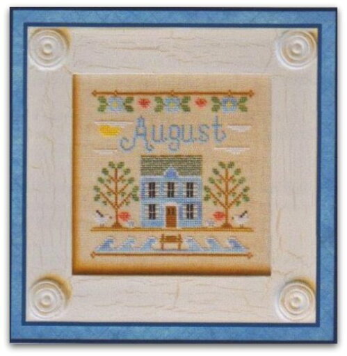 Cottage Of The Month-August・クロスステッチ 図案 チャート 刺繍 手芸*Country Cottage Needleworks* Cottage Of The Month-August・クロスステッチ 図案 チャート 刺繍 手芸*Country Cottage Needleworks*