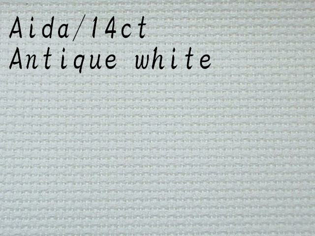 ؂蔄 S106~10Z`P NXXeb` z AC[_ 14ct AeB[NzCg coCKg Aida (Zweigart 3706 Antique White 101)