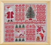 Christmas sampler with red BordersENXXeb` } `[g hJ |*Perrette Samouiloff*ybg TCt